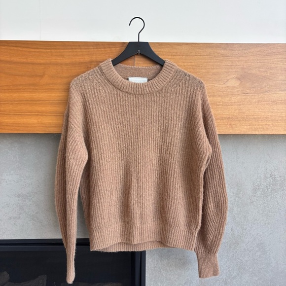 EVERLANE THE COCOON CREW IN ALPACA, SIZE XS - Picture 4 of 13